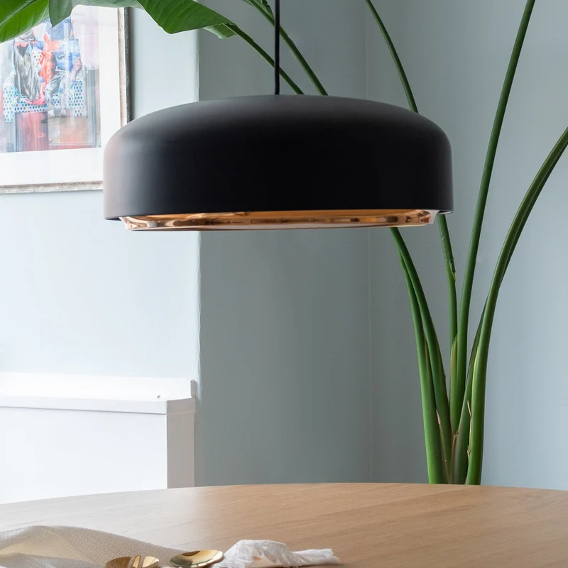 B-Ware Umage Hängeleuchte LED Pendelleuchte Hazel schwarz Messing Aluminium Ø 40 cm