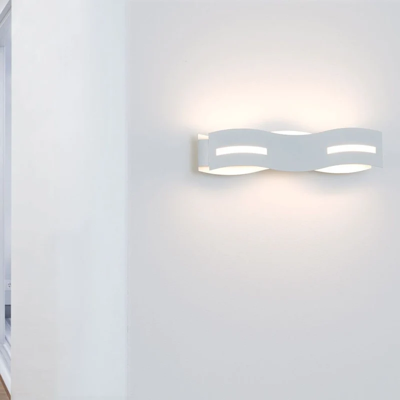 LED Wandleuchte Wave Weiß