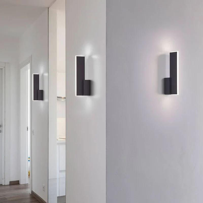 LED Wandleuchte Nex Schwarz