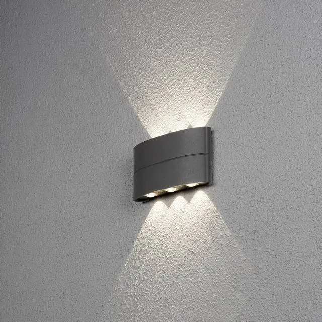 B-Ware Konstsmide Chieri 7853-370 LED-Außenwandleuchte EEK: LED (A++ - E) 6 W Warm-Weiß