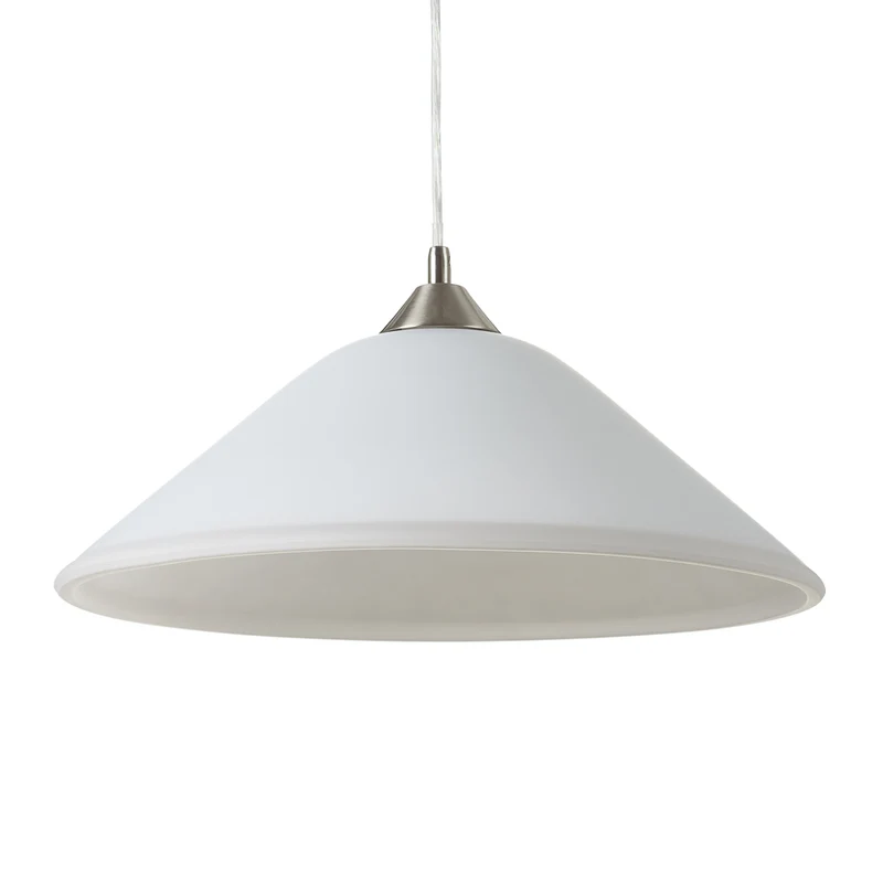 B-Ware Orion Hängeleuchte LOISA LED Pendelleuchte Lampe dimmbar nickel alabaster 17cm