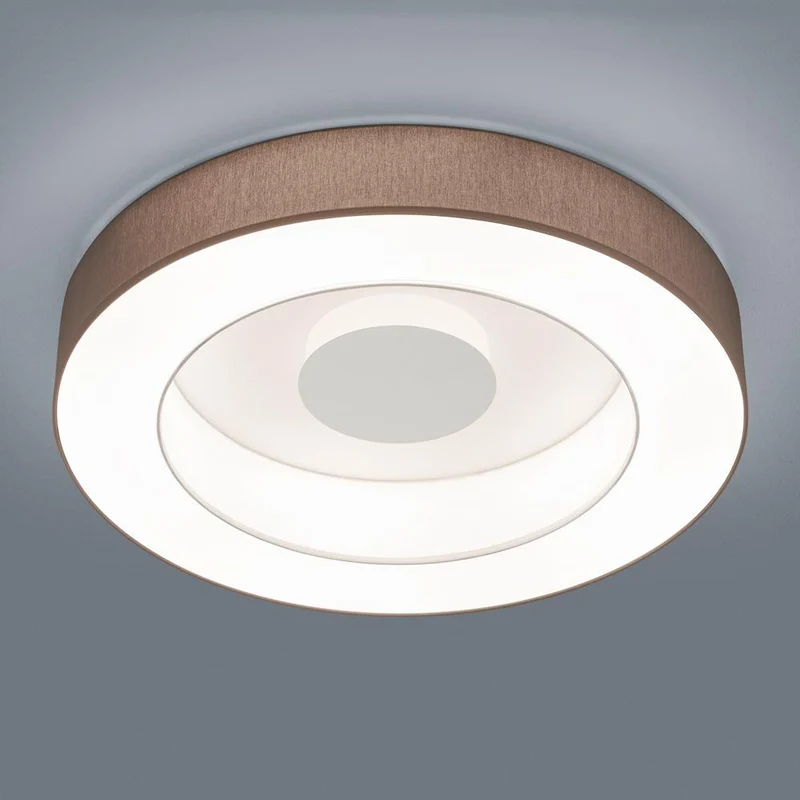 LED Deckenleuchte Lomo Weiß, Mocca