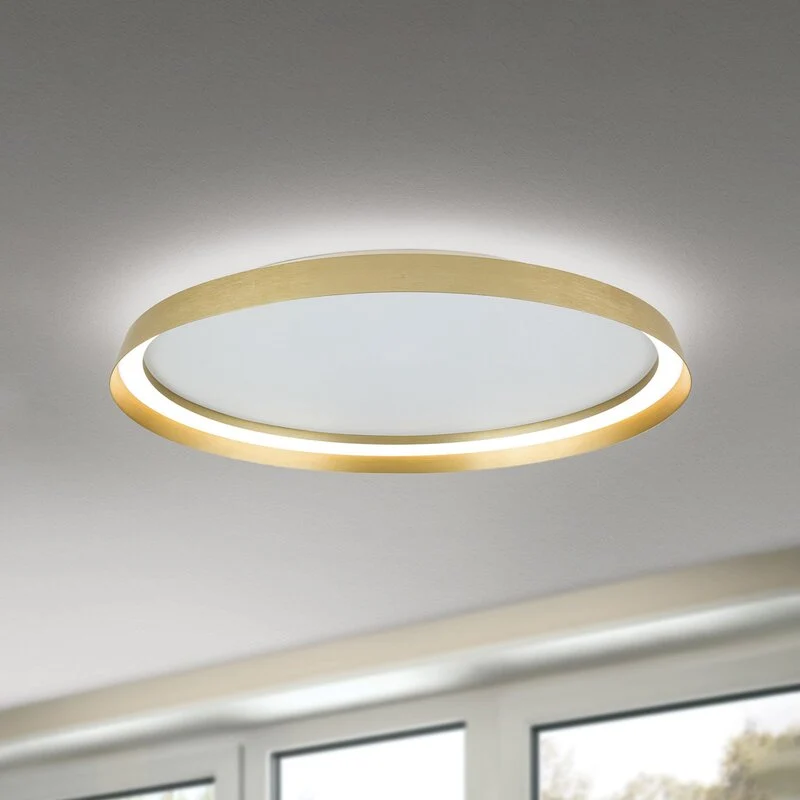 B-Ware ORION LED Deckenlampe Pendelleuchte Manta goldfarben Alu SIEHE TEXT/FOTO