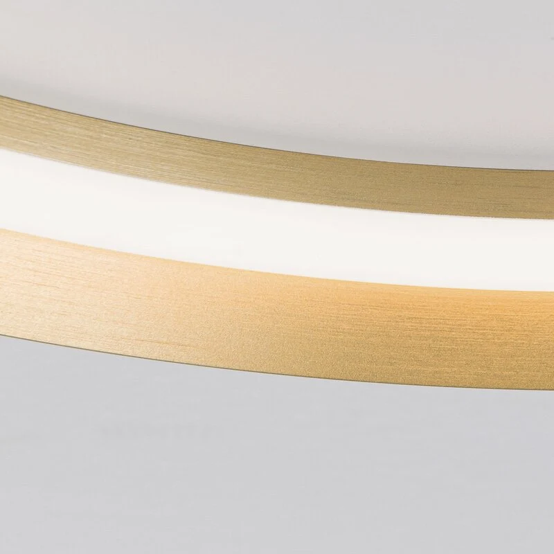 B-Ware ORION LED Deckenlampe Pendelleuchte Manta goldfarben Alu SIEHE TEXT/FOTO