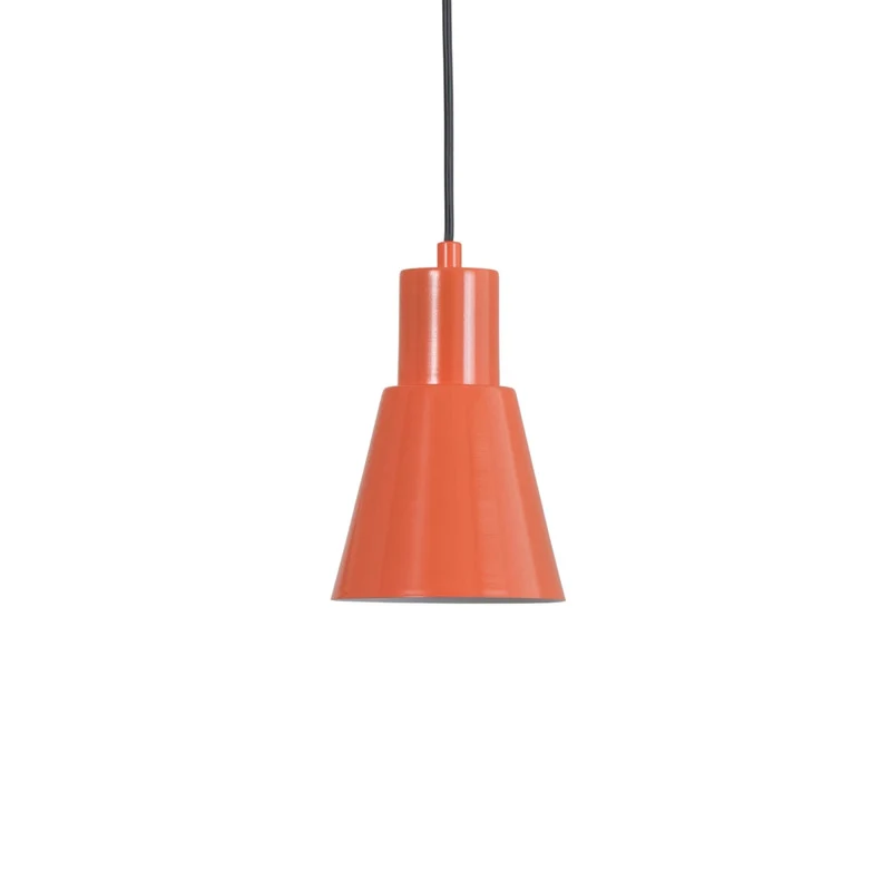 B-Ware Hängeleuchte Pendelleuchte Konikkem orange Metall Leuchte Lampe E27 LED Ø 14 cm