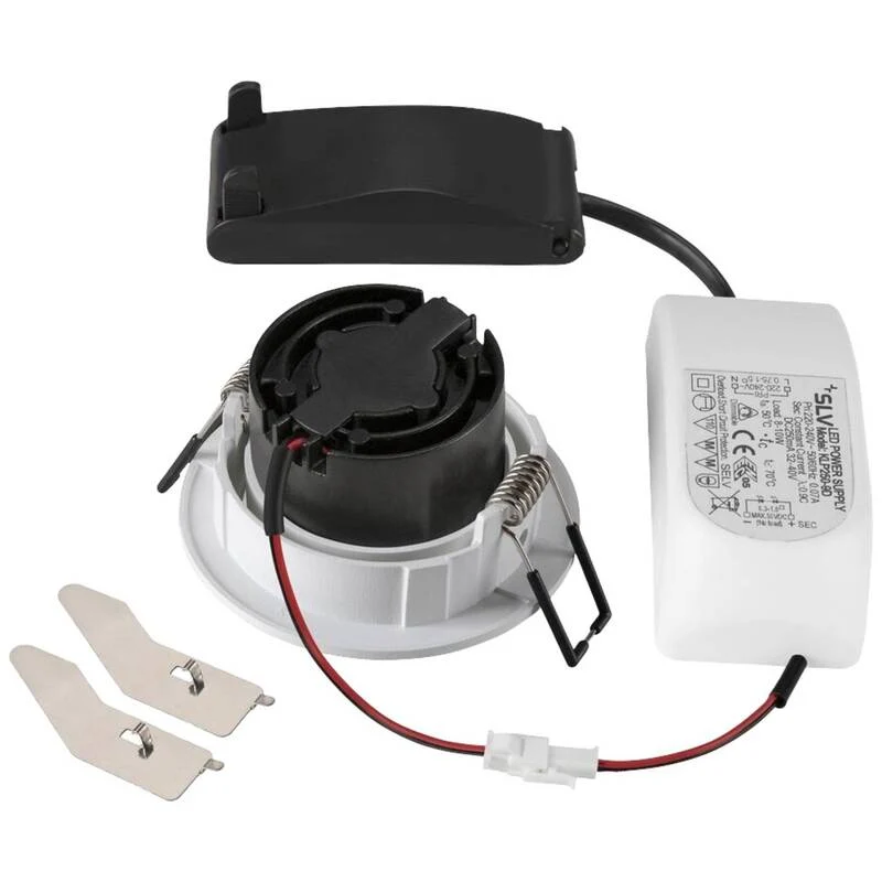 B-Ware SLV LED Einbauleuchte Deckeneinbaulampe New Tria 68 Weiß Aluminium dim to warm