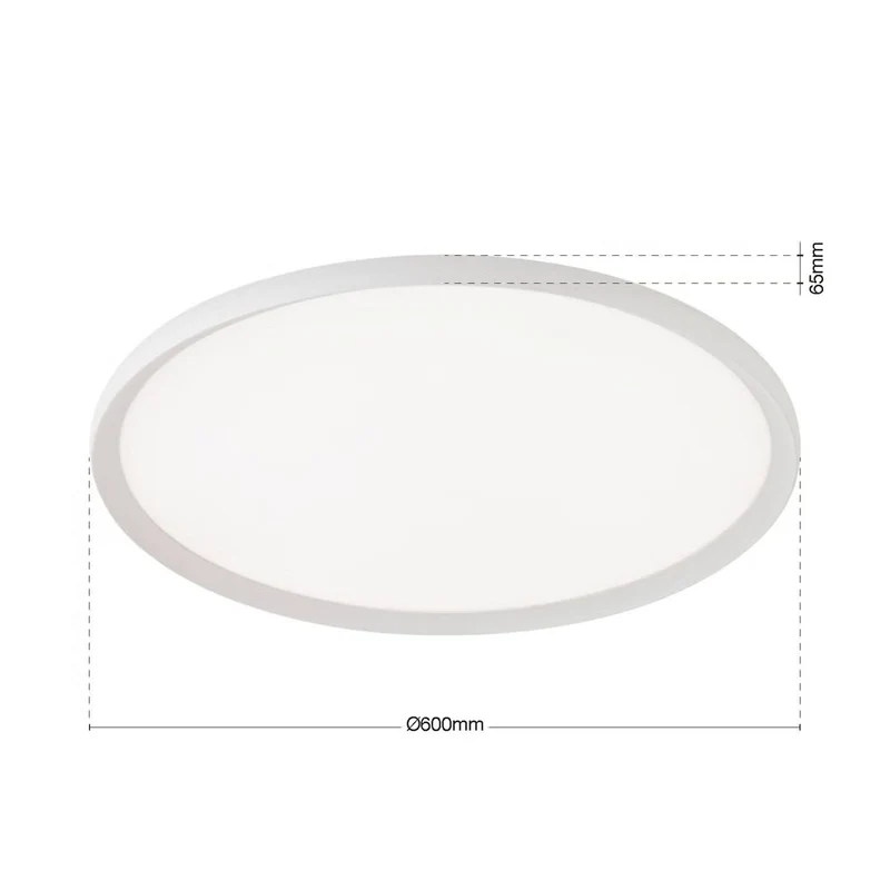 B-Ware Orion Leuchte Lampe Deckenleuchte Deckenelement LED Weiß rund dimmbar Wohnzimmer