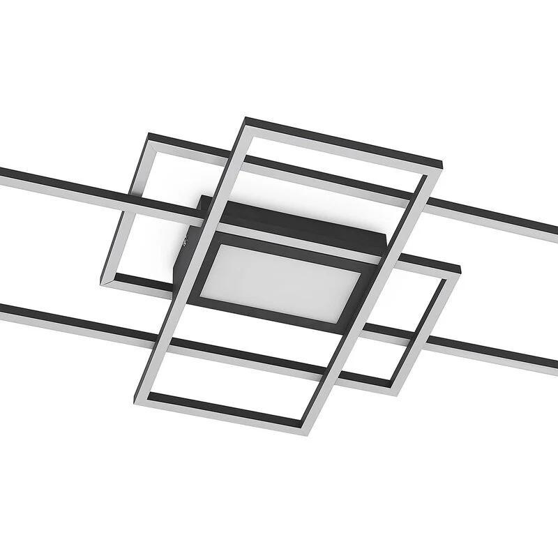 B-Ware Lindby Deckenleuchte Deckenlampe LED Caitlin anthrazit Fernbedienung CCT931