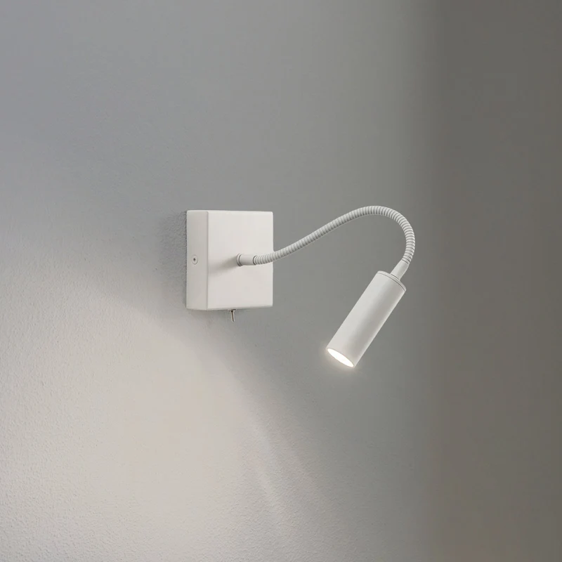 B-Ware Argon Wandlampe Leselampe Ojos creme Lampe verstellbar Stahl G9803
