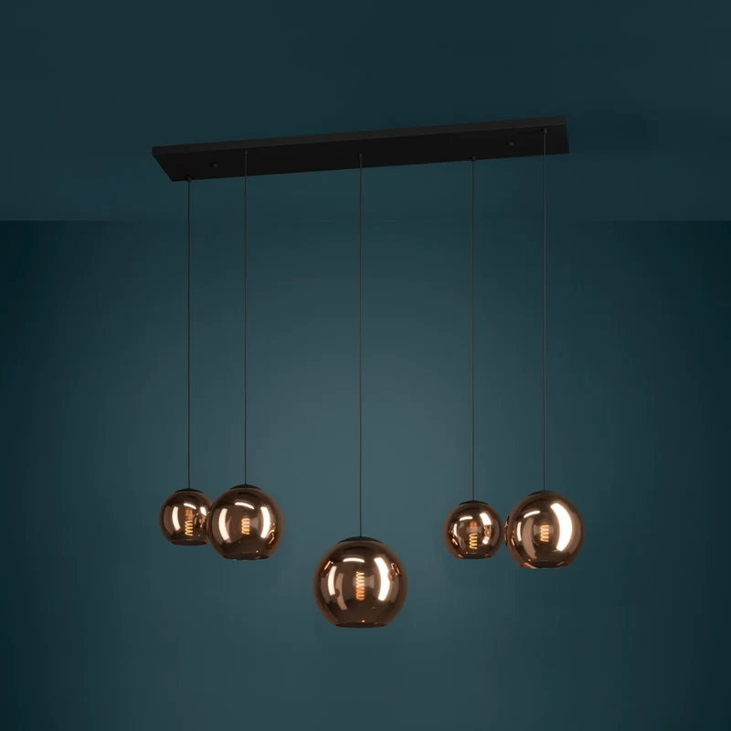 B-Ware Eglo Stars Of Light Hängeleuchte Pendelleuchte Cordoba Glas Kupfer E27 LED La622