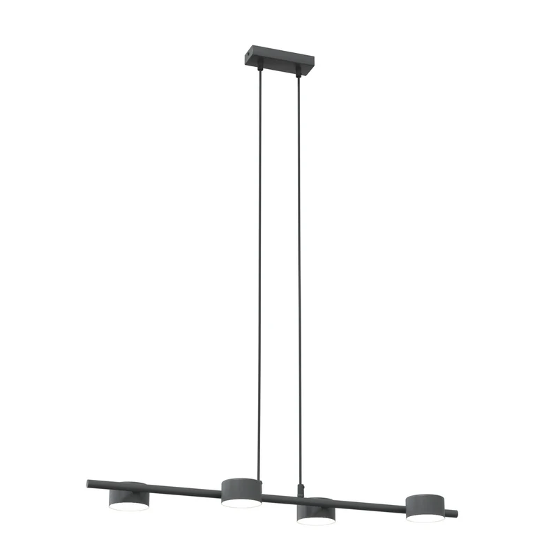 B-Ware Deckenstrahler Sora Deckenspot Schwarz Stahl 4-flammig 80 cm GX53 LED Leuchte