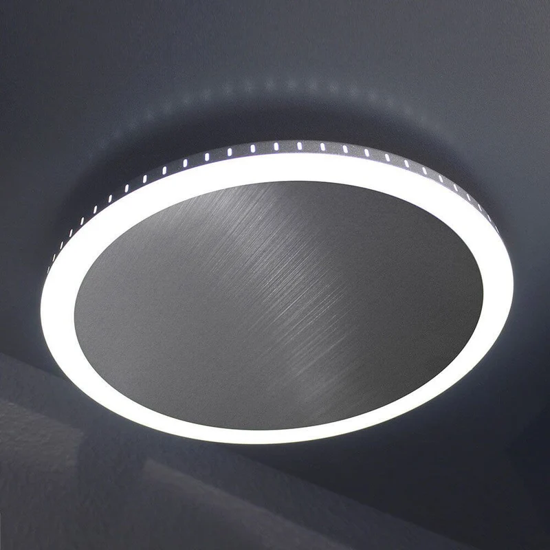 LED Deckenleuchte Moon Ø 50cm Silberfarben