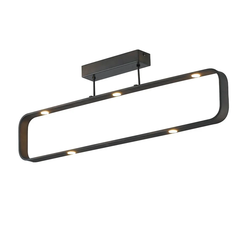 LED Deckenleuchte Moka Schwarz