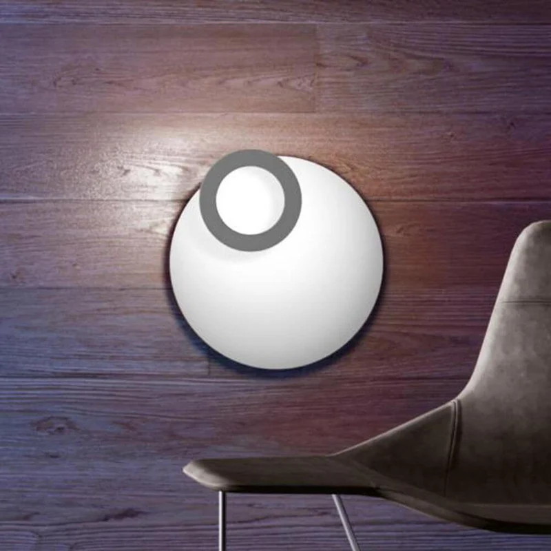 Icone LED Deckenleuchte Vera Ø 50cm Weiß, Alu-Gebürstet