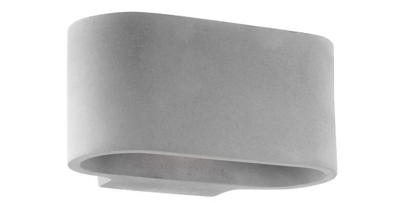 B-Ware Nova Luce Wandleuchte Wandlampe ESTRELLA Beton Grau G9 LED Innenleuchte IP20