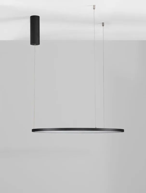 B-Ware Nova Luce Pendelleuchte Hängeleuchte LED TARQUIN Schwarz Warmweiß dimmbar 60 cm