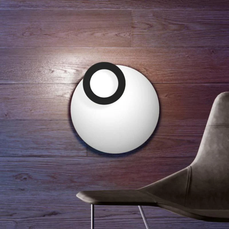 Icone LED Deckenleuchte Vera Ø 66cm Weiß, Schwarz