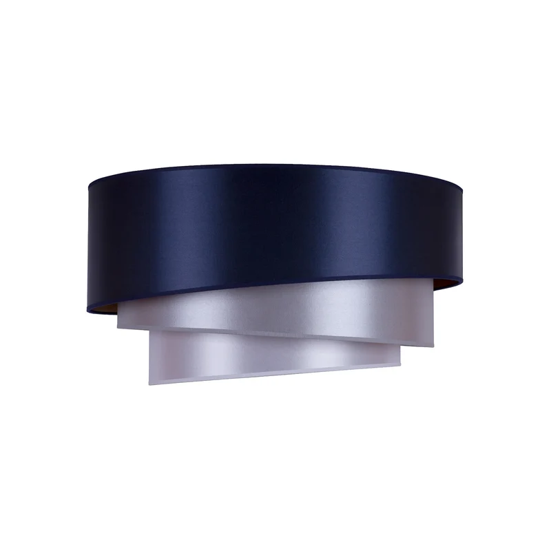 B-Ware Euluna Deckenleuchte Lampe Trio Ø60cm LED Beleuchtung navy/silber/weiß/gold