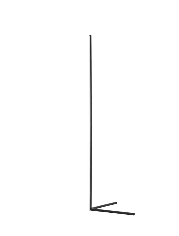 B-Ware Nova Luce Stehlampe Standleuchte LED V LINE Schwarz Warmweiß dimmbar Aluminium
