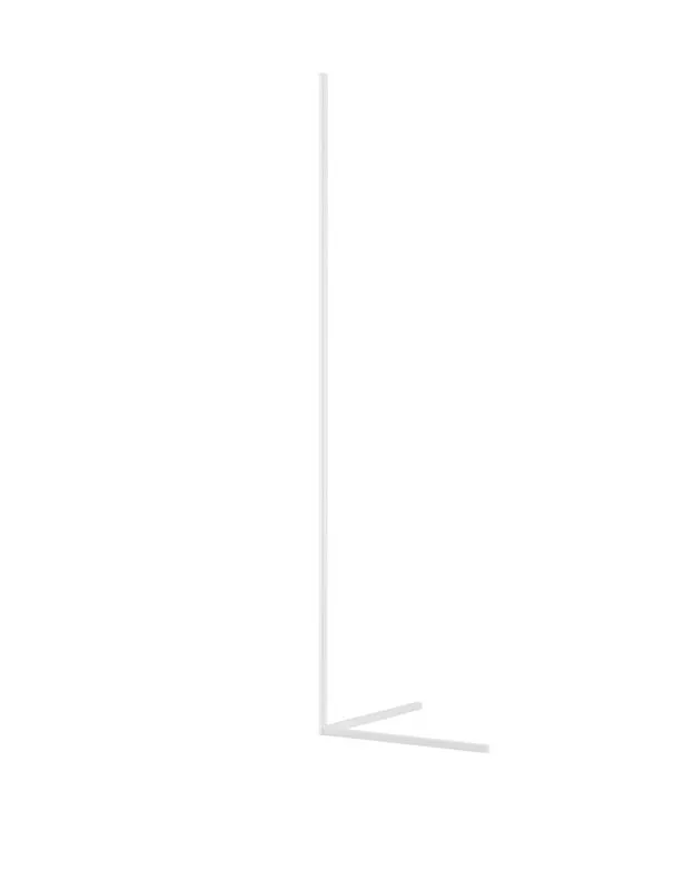 B-Ware Nova Luce Stehlampe Standleuchte LED V LINE Weiß Warmweiß dimmbar Wohnzimmer 18W