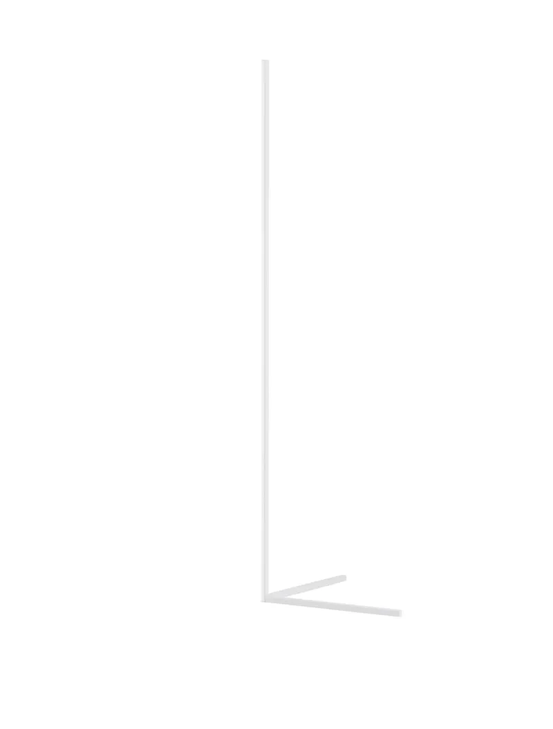 B-Ware Nova Luce Stehlampe Standleuchte LED V LINE Weiß Warmweiß dimmbar Wohnzimmer 18W