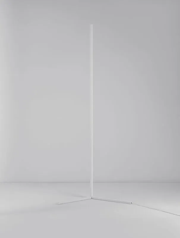 B-Ware Nova Luce Stehlampe Standleuchte LED V LINE Weiß Warmweiß dimmbar Wohnzimmer 18W