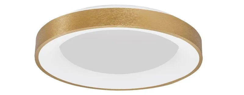 B-Ware Nova Luce Deckenleuchte Deckenlampe Rando Thin LED Gold Warmweiß dimmbar 60 cm