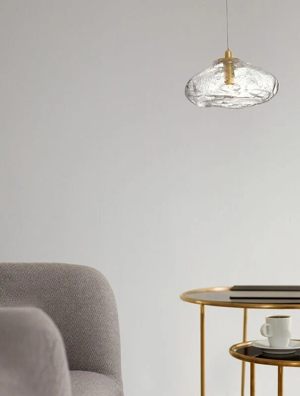 B-Ware Nova Luce Pendelleuchte Hängeleuchte KING G9 LED Gold dimmbar Lampe Beleuchtung