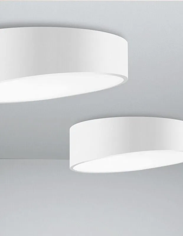B-Ware Nova Luce Deckenleuchte Deckenlampe LED MAGGIO Weiß Warmweiß 50 cm 60 W Leuchte
