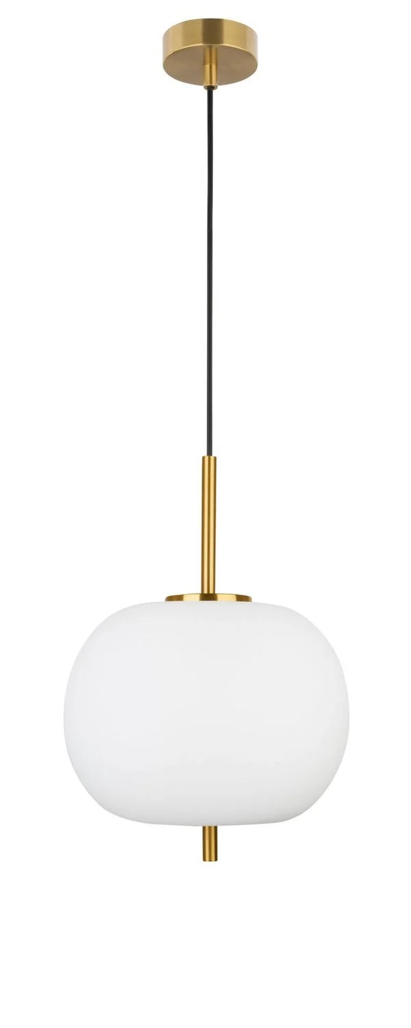 B-Ware Nova Luce Pendelleuchte Hängeleuchte LATO E27 LED Gold Glas Metall dimmbar 30 cm