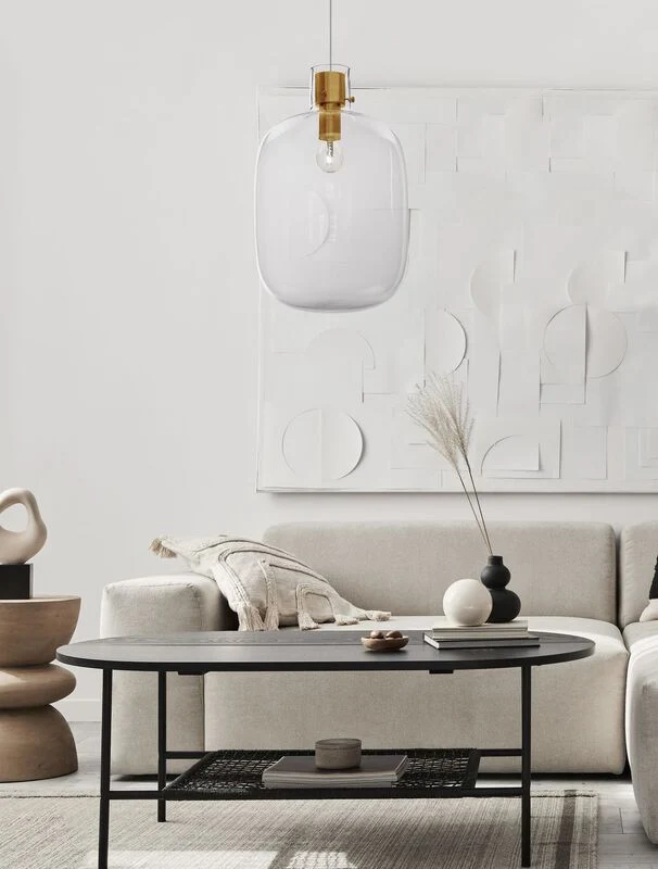 B-Ware Nova Luce Pendelleuchte Hängeleuchte CINZIA E27 LED Gold dimmbar Lampe Ø 30 cm
