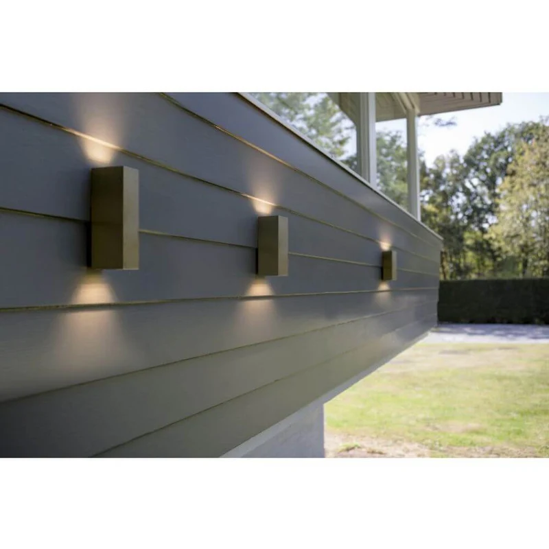 LED Außenwandleuchte Luca IP44 Edelstahl