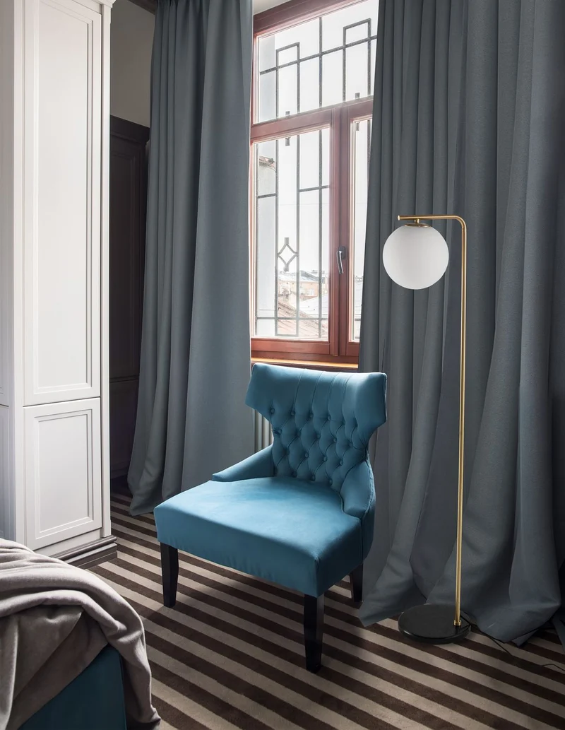 B-Ware Nova Luce Stehlampe Standleuchte ALVAREZ E27 LED Gold Wohnzimmer Beleuchtung