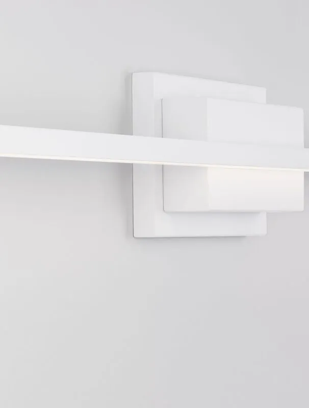 B-Ware Nova Luce Wandleuchte Wandlampe AZURE LED Weiß Warmweiß Leuchte Lampe 120,5 cm