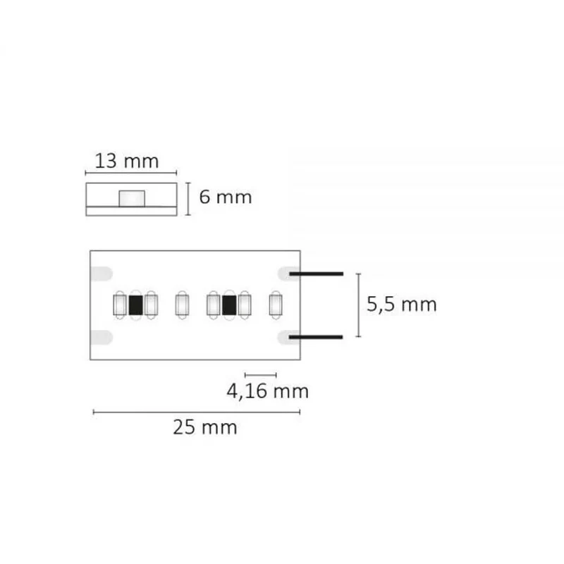 LED Strip Aqua 5m opal 10W 24V IP67 Neutralweiß