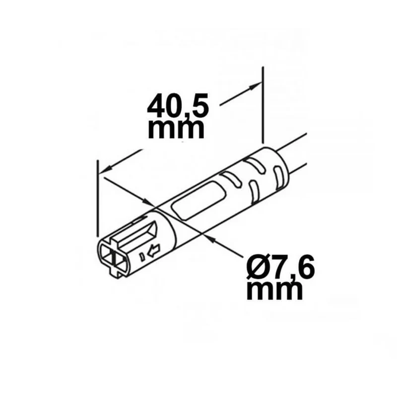 Mini-Plug Anschlusskabel männlich 1m 2x0.75 schwarz max. 24V/6A
