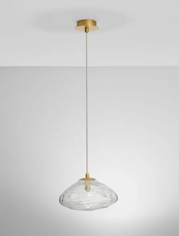 B-Ware Nova Luce Pendelleuchte Hängeleuchte KING G9 LED Gold dimmbar Beleuchtung Glas