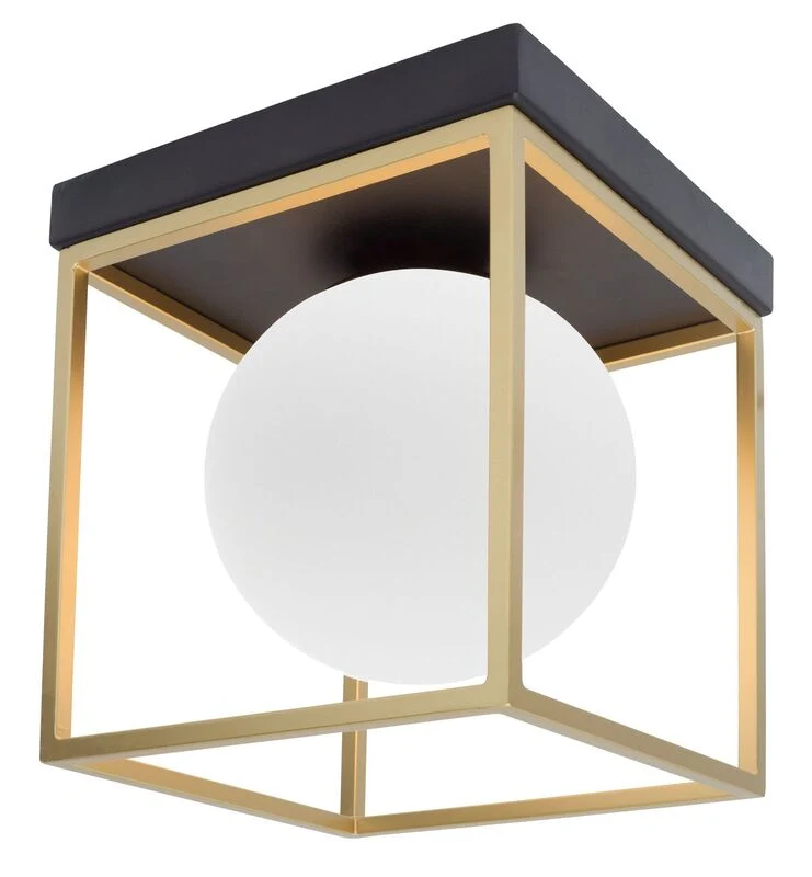 B-Ware Nova Luce Deckenleuchte Deckenlampe JULIET Gold E14 LED dimmbar Glas Metall