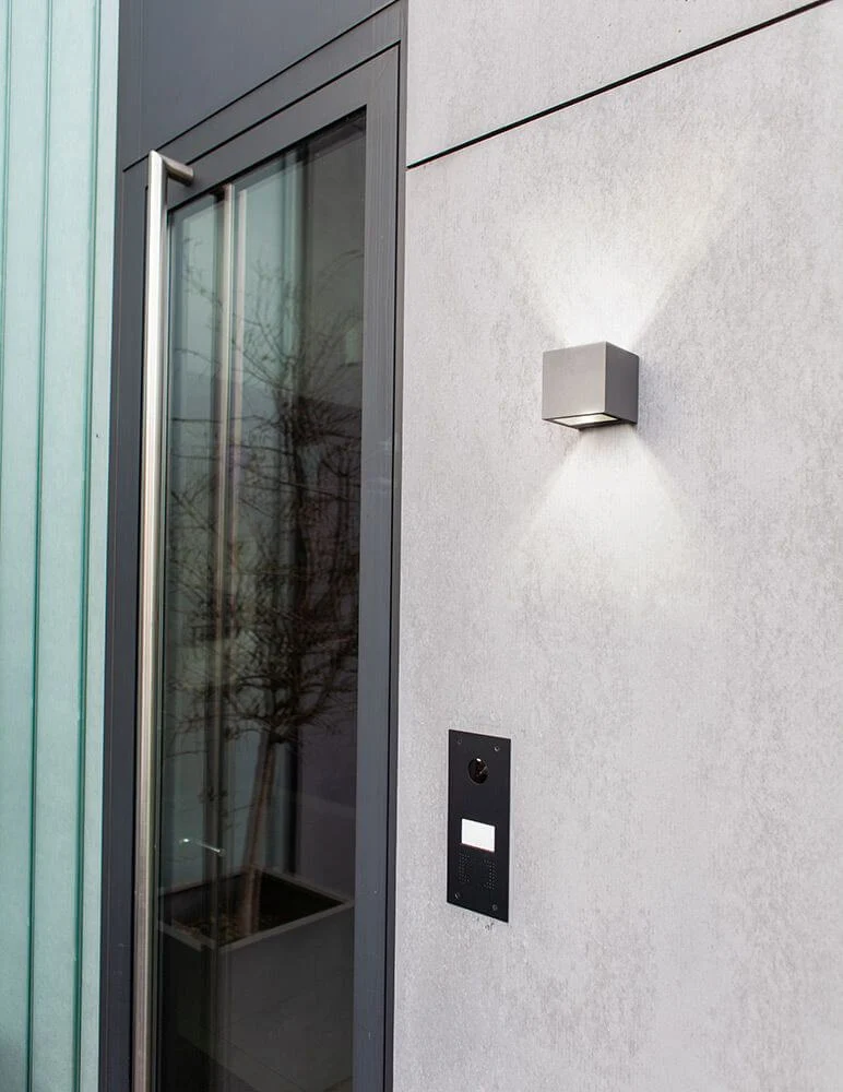 LED Außen-Wandlampe Gemini IP44 Anthrazit