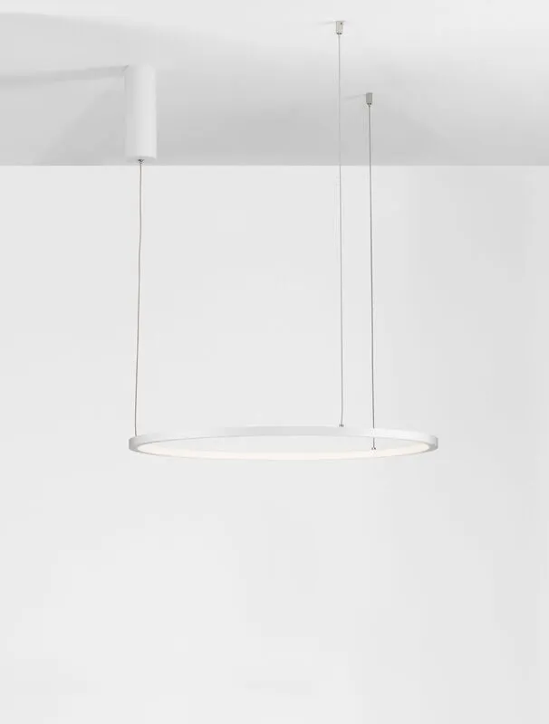 B-Ware Nova Luce Pendelleuchte Hängeleuchte TARQUIN LED Weiß dimmbar Warmweiß 37W 60cm
