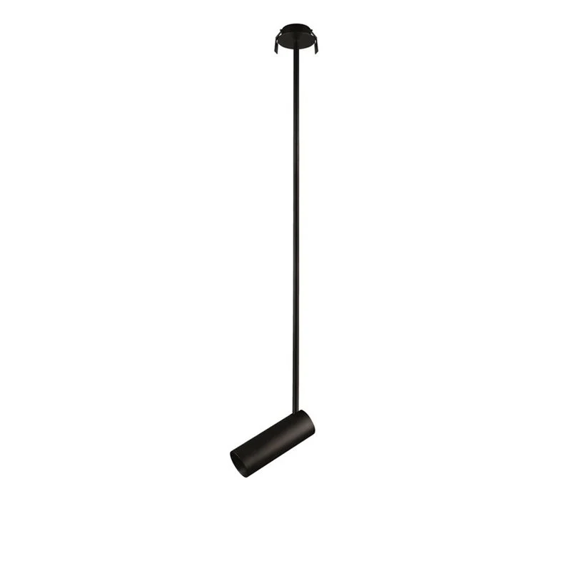 B-Ware NOVA LUCE Pendelleuchte Hängelampe BRANDO Schwarz Einbauleuchte Alu GU10 LED603