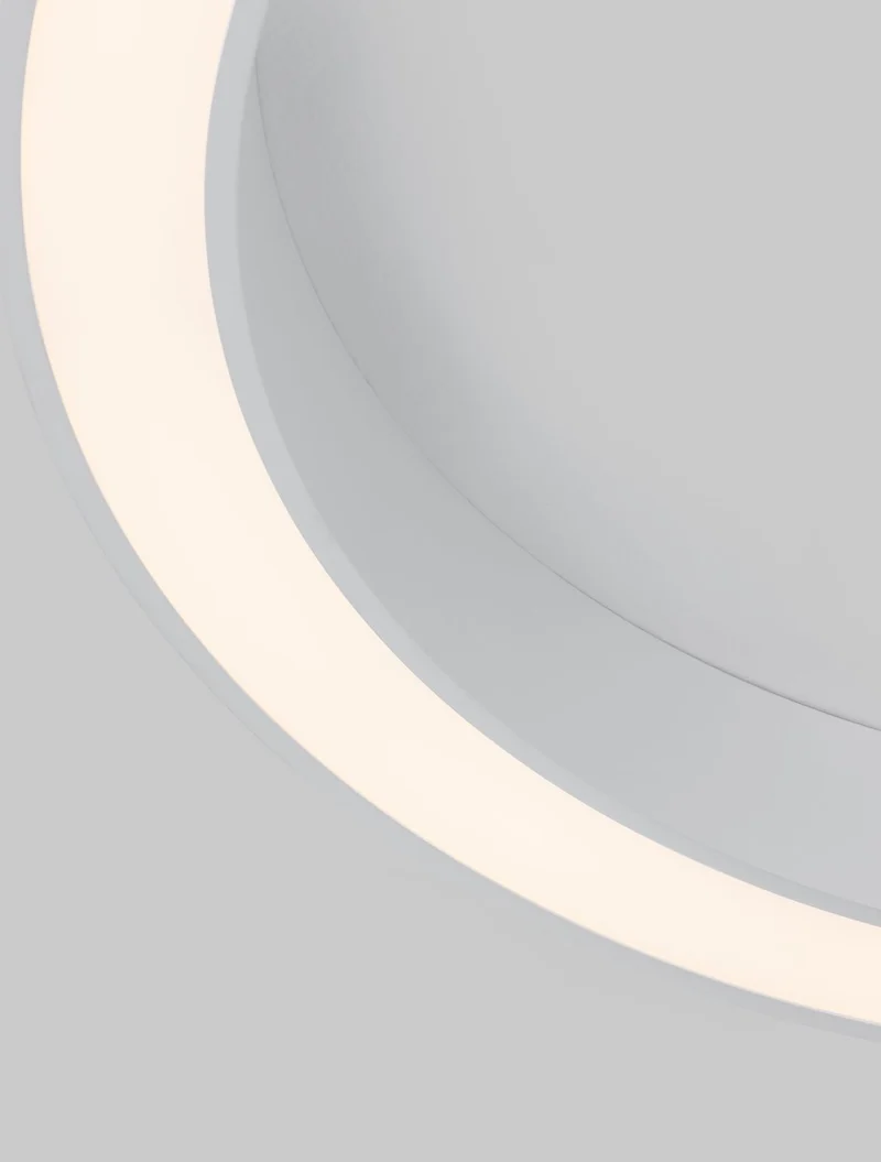 B-Ware Nova Luce Deckenleuchte Deckenlampe LED MORBIDO Weiß Steuerbare CCT Dimmer