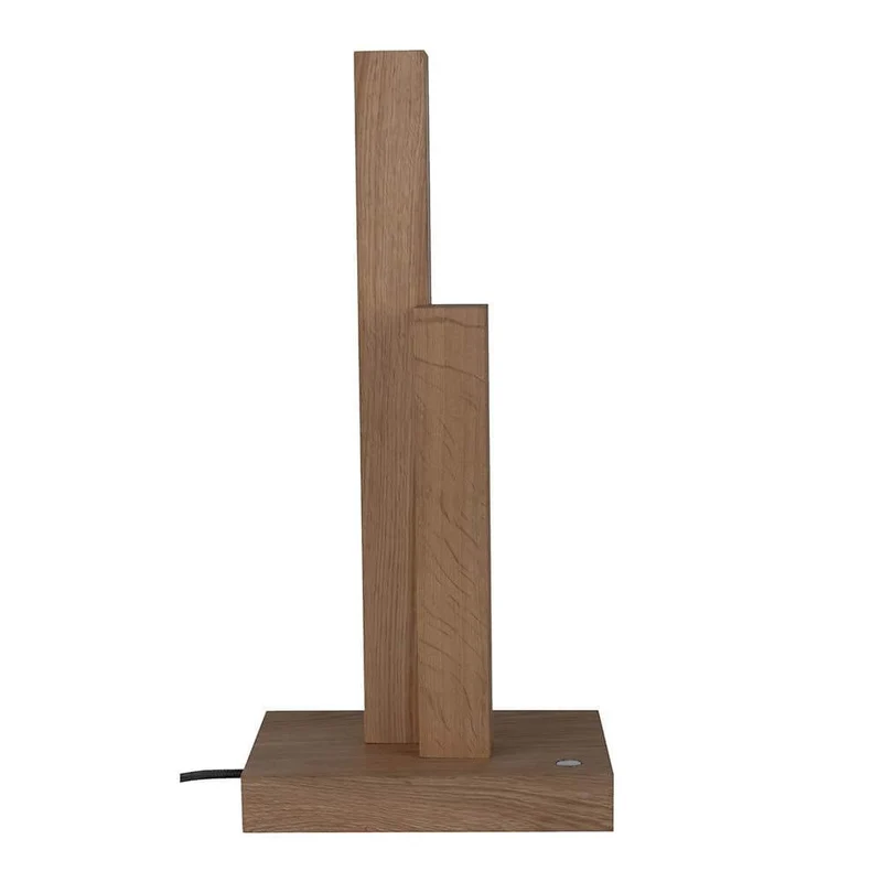 LED Tischleuchte Manhattan Touch-Dimmer 910lm Eiche-Geölt