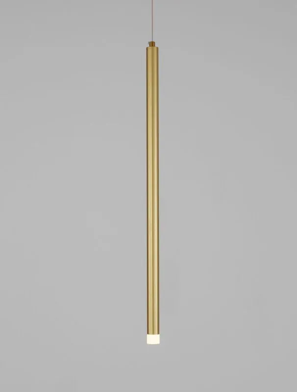 B-Ware Nova Luce Pendelleuchte Hängeleuchte TRIMLE LED Gold Warmweiß Lampe 1-flammig