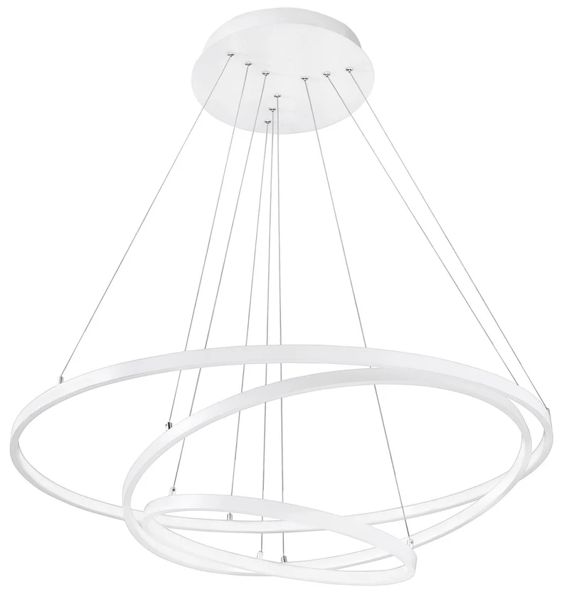 B-Ware Nova Luce Pendelleuchte Hängeleuchte DEA LED Weiß Warmweiß Esszimmer Wohnzimmer