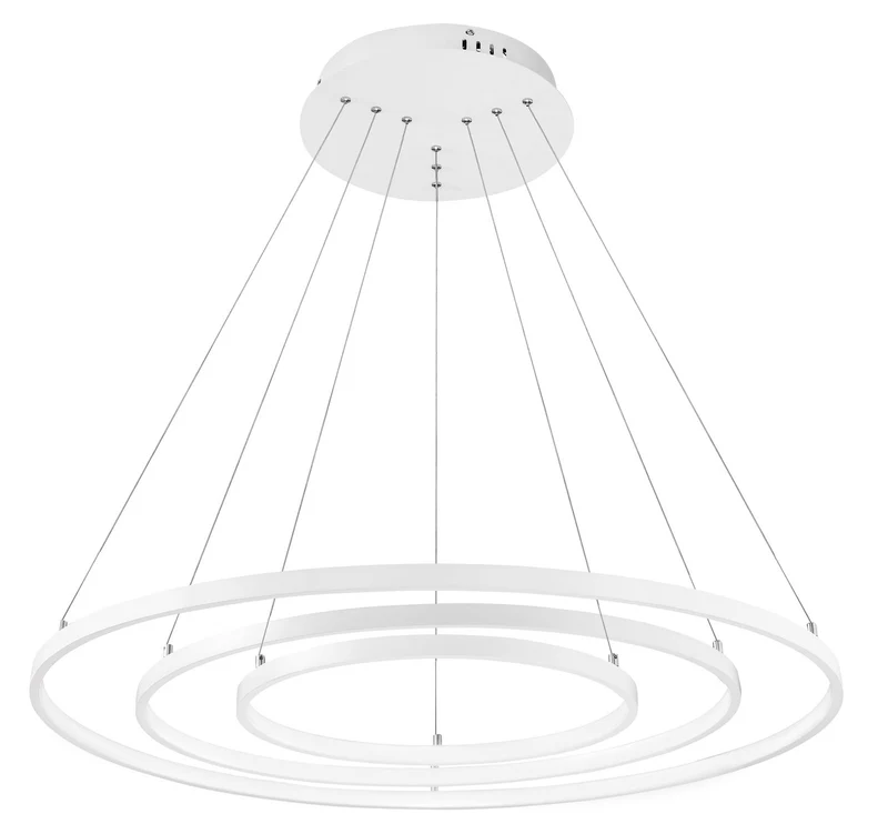 B-Ware Nova Luce Pendelleuchte Hängeleuchte DEA LED Weiß Warmweiß Esszimmer Wohnzimmer