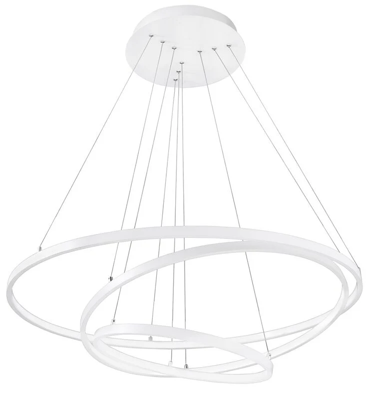 B-Ware Nova Luce Pendelleuchte Hängeleuchte DEA LED Weiß Warmweiß Esszimmer Wohnzimmer
