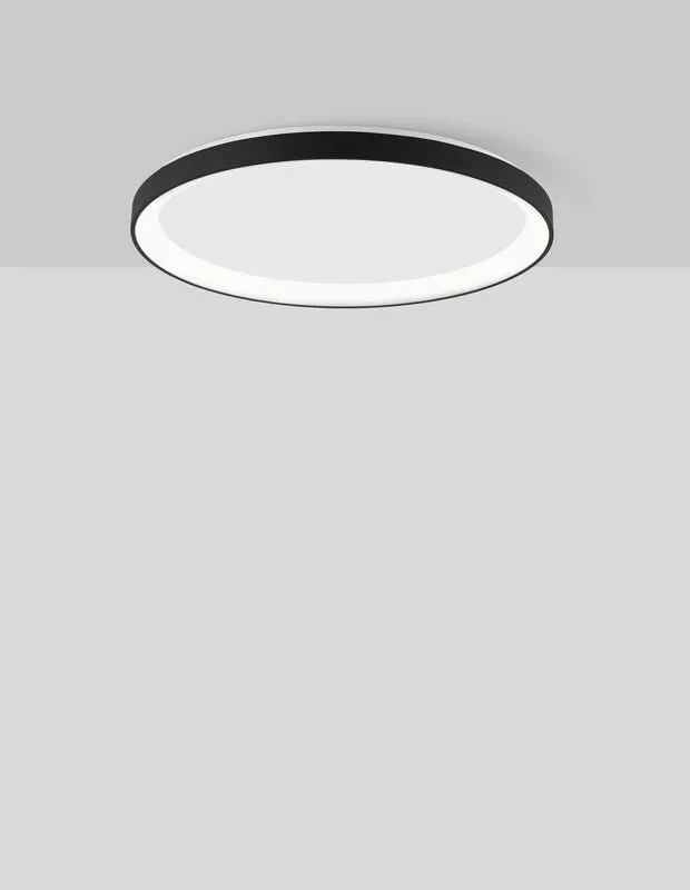 B-Ware Nova Luce Deckenleuchte Deckenlampe PERTINO LED Lampe Schwarz Warmweiß dimmbar
