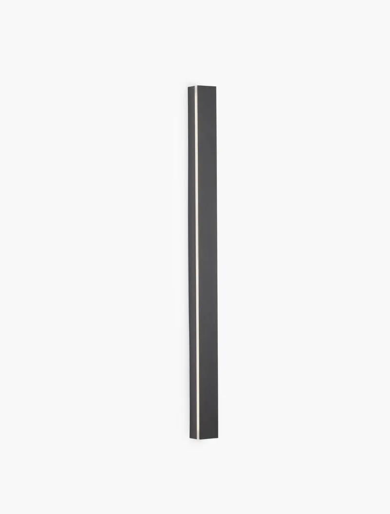 B-Ware Nova Luce Wandleuchte Wandlampe LED COLBY Schwarz Warmweiß Beleuchtung 80 cm