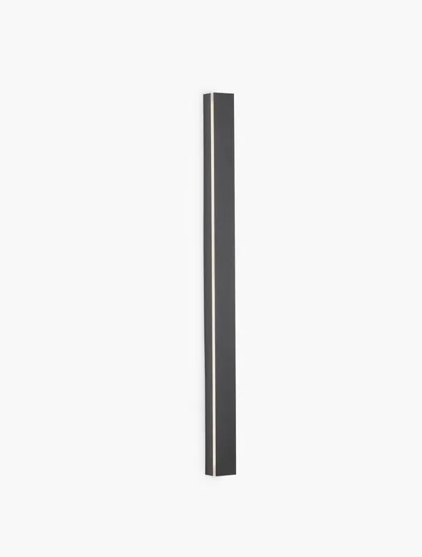 B-Ware Nova Luce Wandleuchte Wandlampe LED COLBY Schwarz Warmweiß Beleuchtung 80 cm